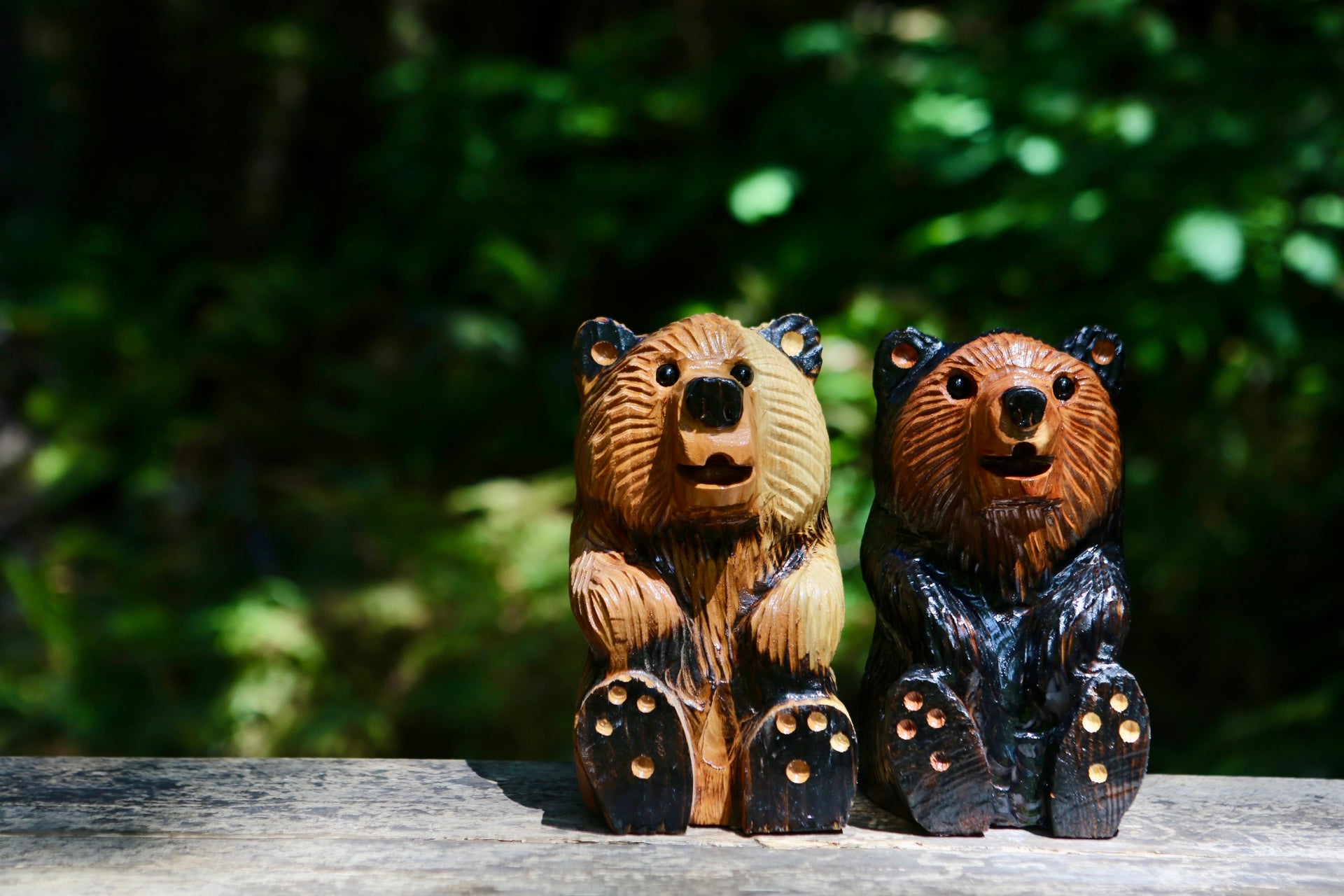 Wood Carved Bear Statue – Muir Woods Trading Company