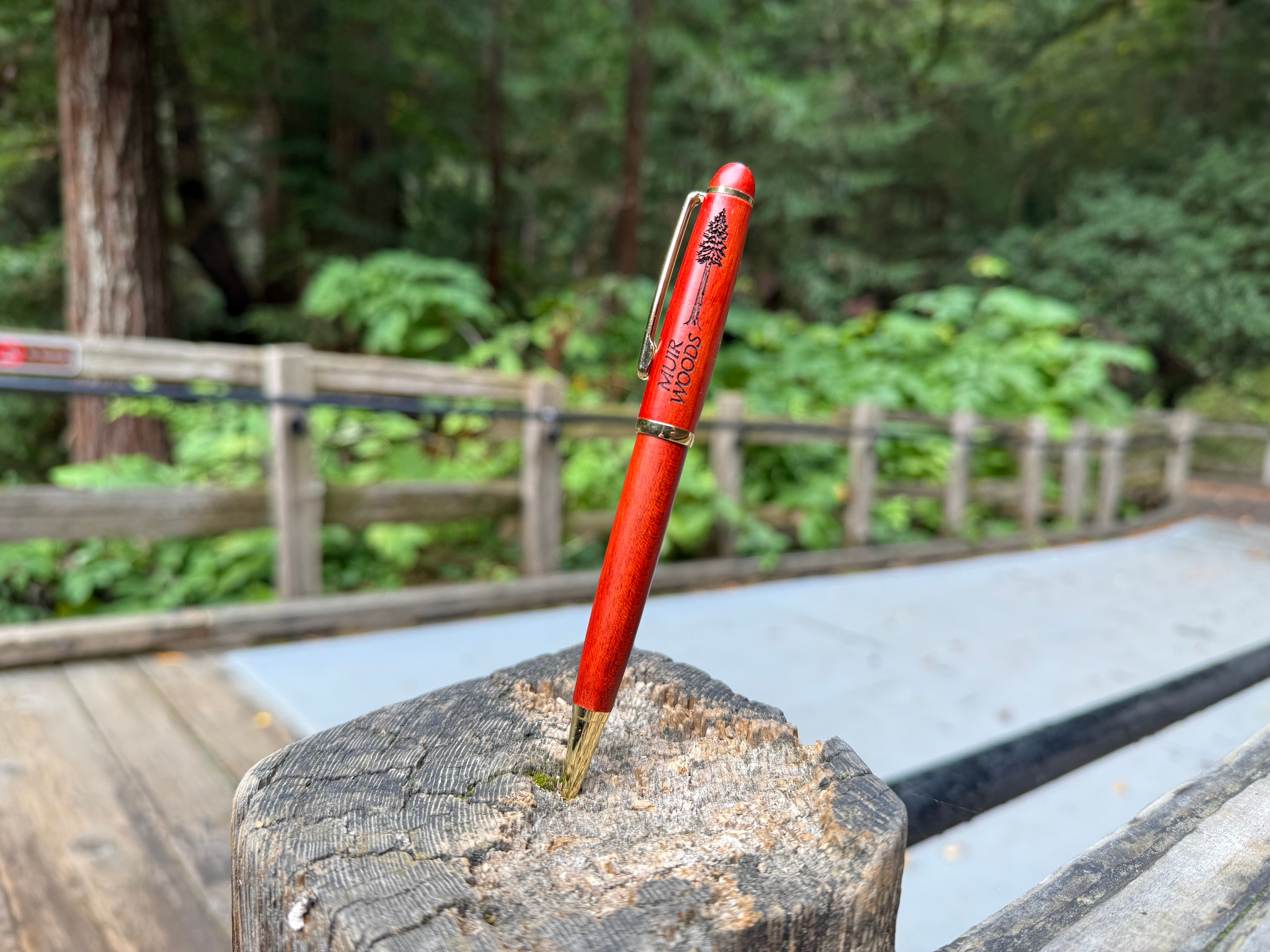 Muir Woods Rosewood Pen – Muir Woods Trading Company